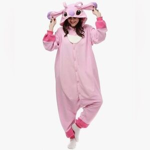 NIP Pink Alien Dog Adult Onesie
